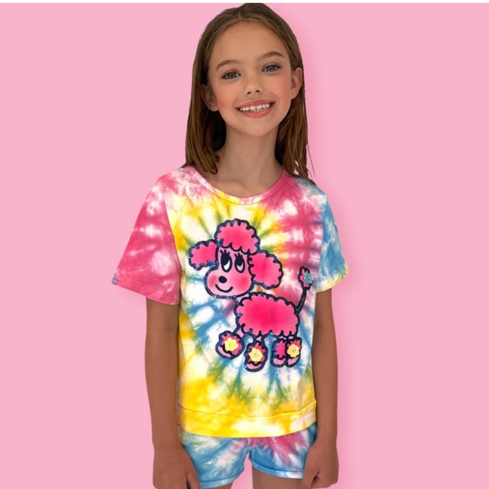 Lola + the Boys Poodle short set. Size 8 but fits like 6/7 no rips/stains